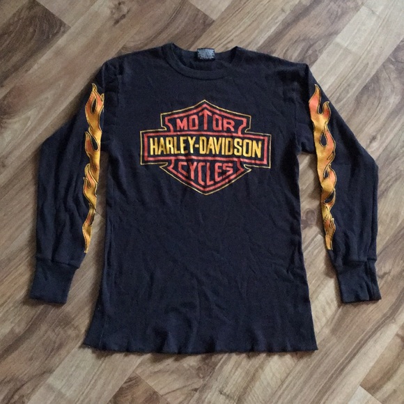 Harley-Davidson Tops - Rare vintage Harley Davidson Long Sleeve Shirt